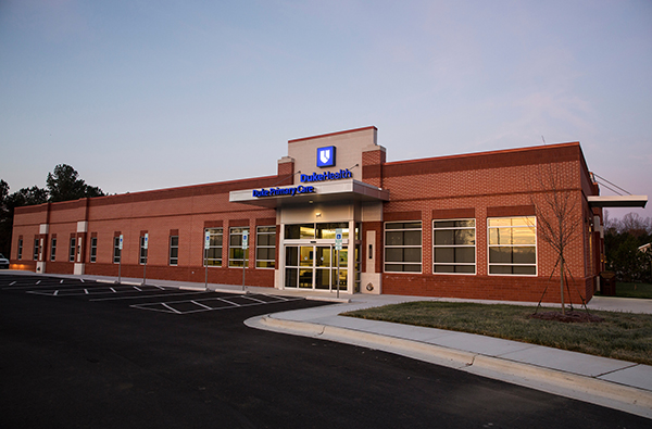 exterior of Duke Primary Care Oxford clinic