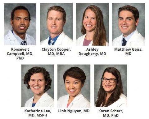composite of class of 2021 residency grads